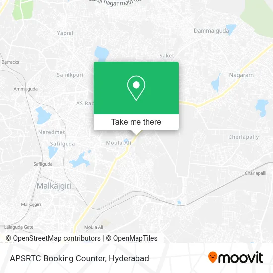 Apsrtc Booking Counter map
