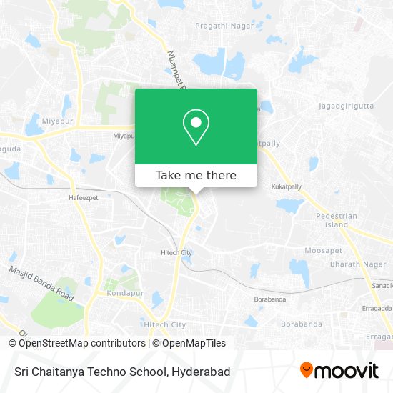 Sri Chaitanya Techno School map