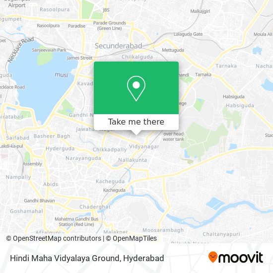 Hindi Maha Vidyalaya Ground map
