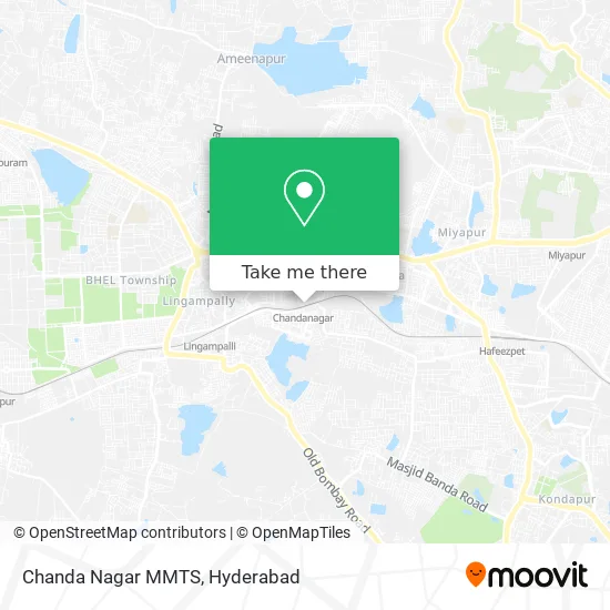 Chanda Nagar Hyderabad Map How To Get To Chanda Nagar Mmts In Ranga Reddy By Bus, Train Or Metro?