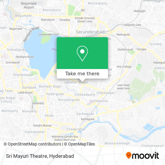 Sri Mayuri Theatre map