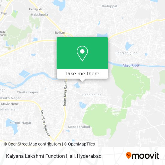 Kalyana Lakshmi Function Hall map