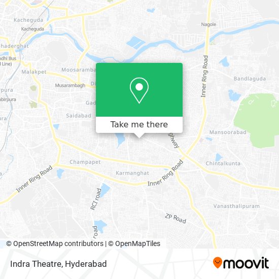 Indra Theatre map