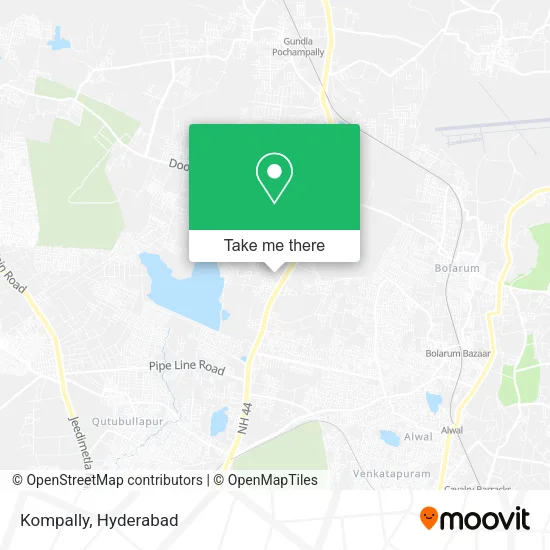 Kompally map