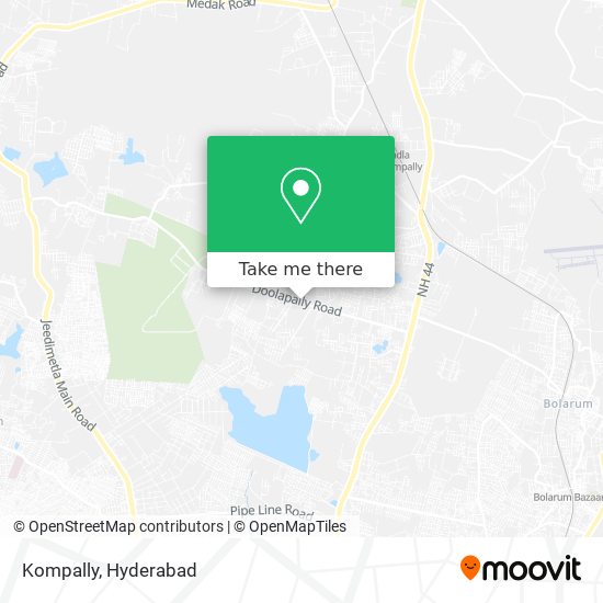 Kompally map