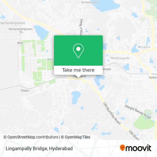 Lingampally Bridge map