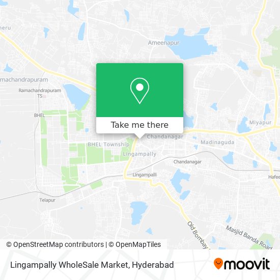 Lingampally WholeSale Market map