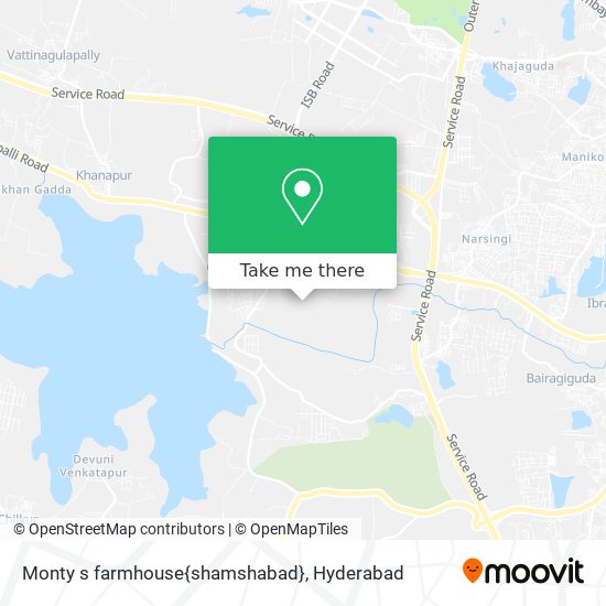 Monty s farmhouse{shamshabad} map