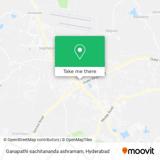 Ganapathi sachitananda ashramam map