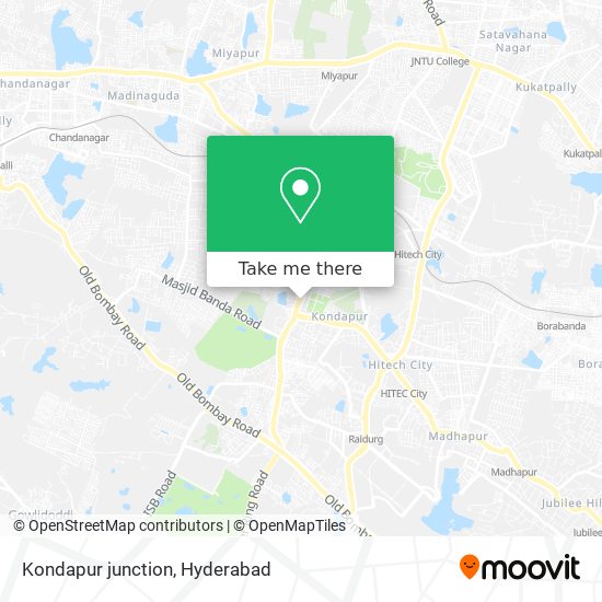 Kondapur junction map