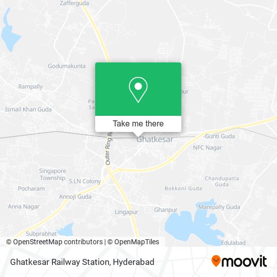 Ghatkesar Railway Station map