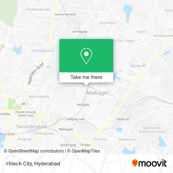 Hitech City map