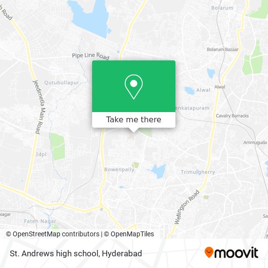 St. Andrews high school map