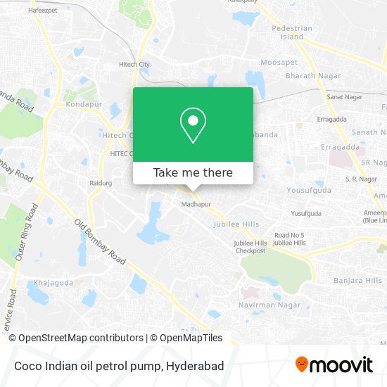 Coco Indian oil petrol pump map