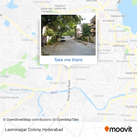 Laxminagar Colony map