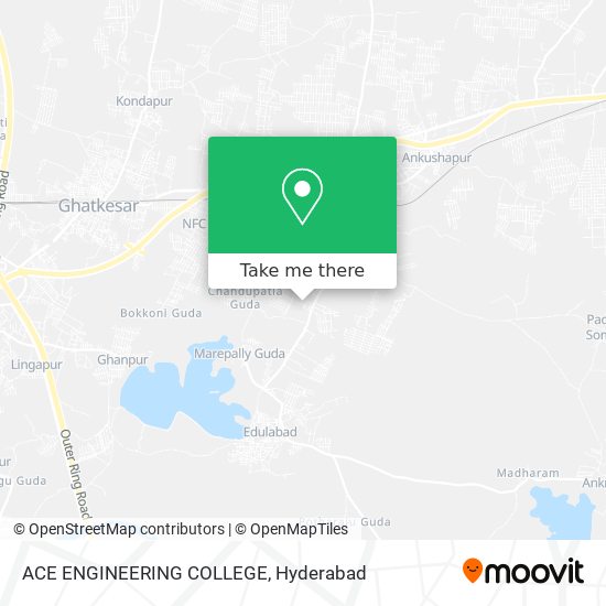 ACE ENGINEERING COLLEGE map