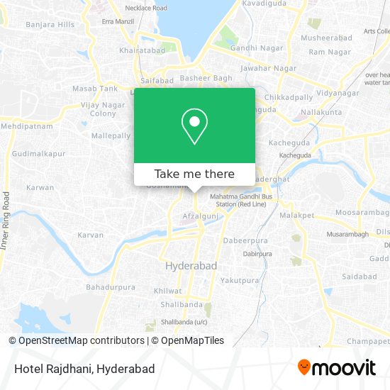 Hotel Rajdhani map