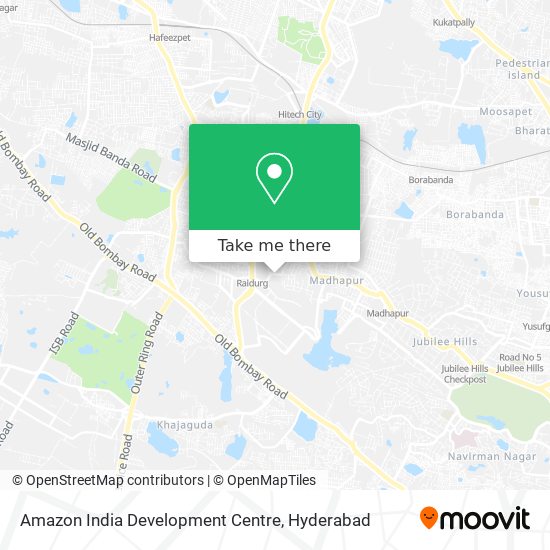 Amazon India Development Centre map