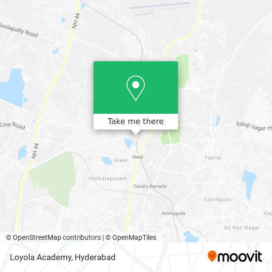 Loyola Academy map