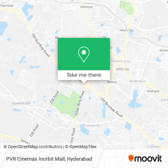 PVR Cinemas Inorbit Mall map