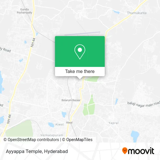 Ayyappa Temple map