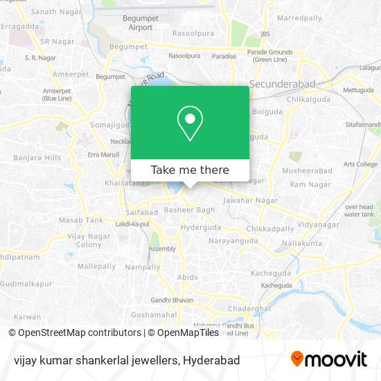 vijay kumar shankerlal jewellers map