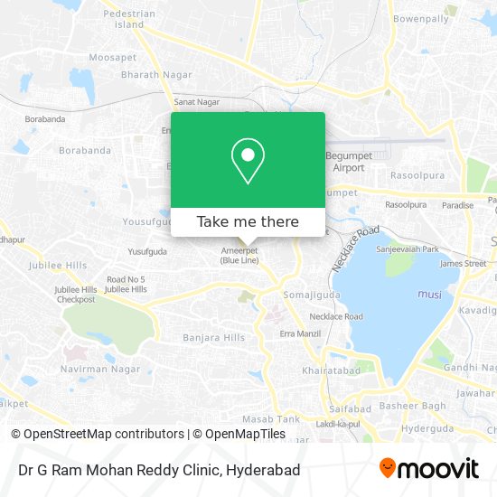 Dr G Ram Mohan Reddy Clinic map