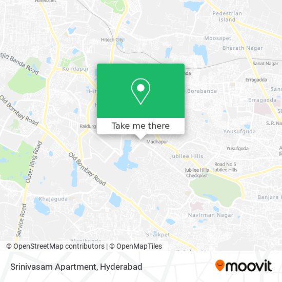 Srinivasam Apartment map