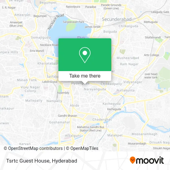 Tsrtc Guest House map