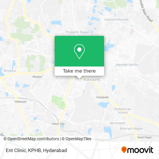 Ent Clinic, KPHB map