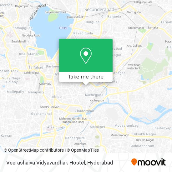 Veerashaiva Vidyavardhak Hostel map