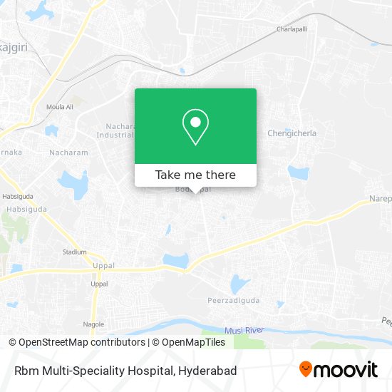 Rbm Multi-Speciality Hospital map