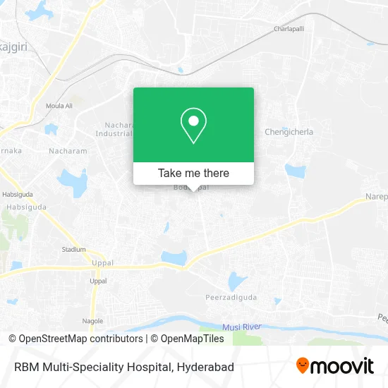 Rbm Multi-Speciality Hospital map