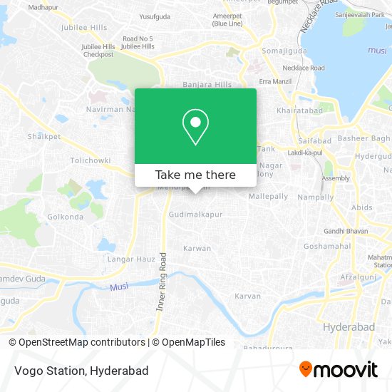 Vogo Station map