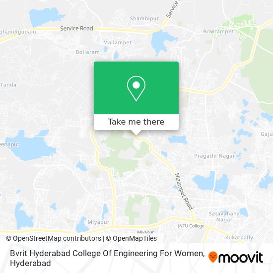 Bvrit Hyderabad College Of Engineering For Women map