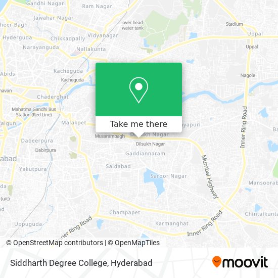 Siddharth Degree College map