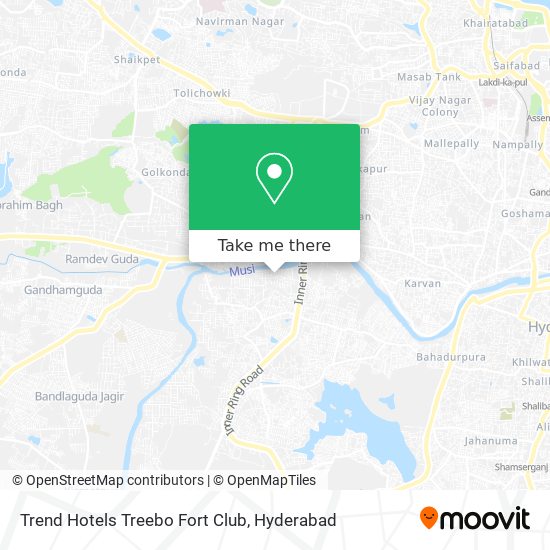 Trend Hotels Treebo Fort Club map
