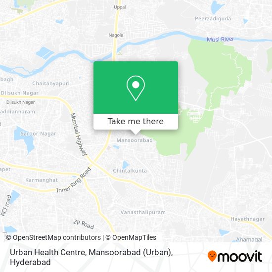 Urban Health Centre, Mansoorabad map