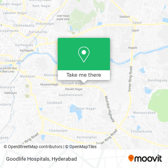 Goodlife Hospitals map