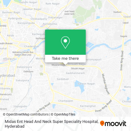 Midas Ent Head And Neck Super Speciality Hospital map