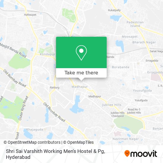 Shri Sai Varshith Working Men's Hostel & Pg map