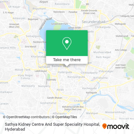 Sathya Kidney Centre And Super Speciality Hospital map