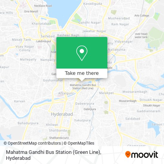 Mahatma Gandhi Bus Station (Green Line) map