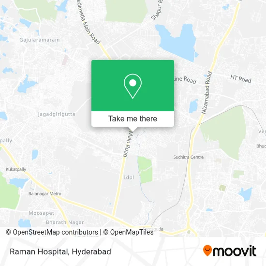 Raman Hospital map