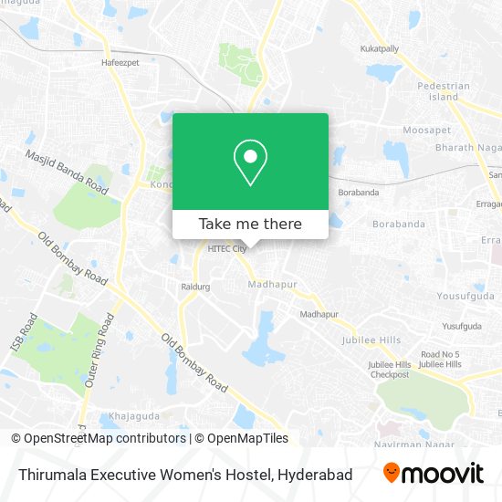Thirumala Executive Women's Hostel map