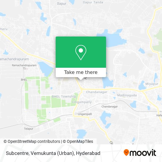 Subcentre, Vemukunta (Urban) map