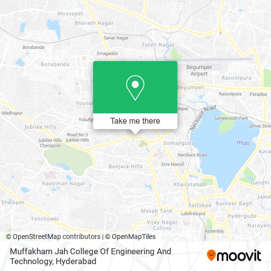Muffakham Jah College Of Engineering And Technology map