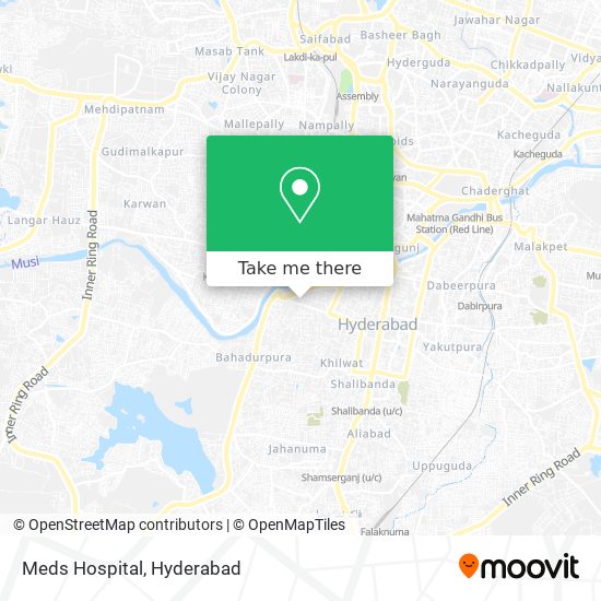 Meds Hospital map