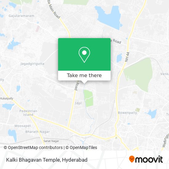 Kalki Bhagavan Temple map