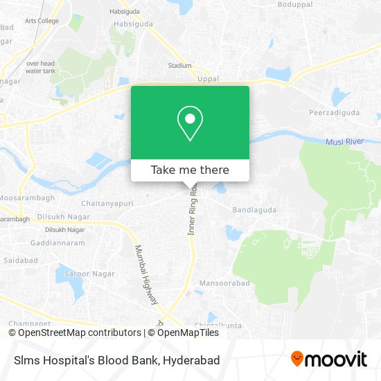 Slms Hospital's Blood Bank map